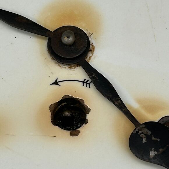 Zentra Vintage Porcelain Wall Clock (E) - Picture 7 of 8